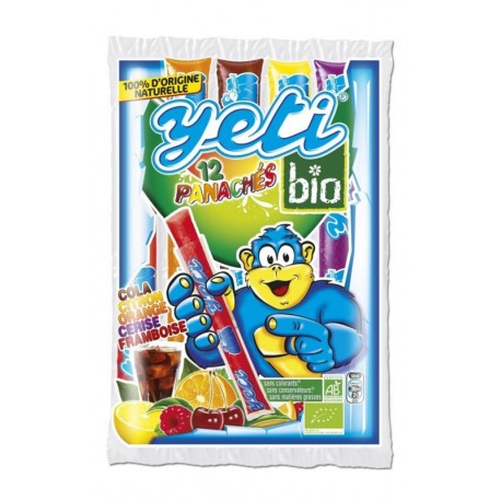 Yeti 12 Panachés 50ml (12 bâtons glacés)