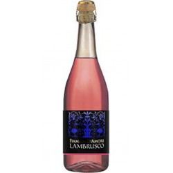 Lambrusco fiamma d’amore sec rosé 75cl