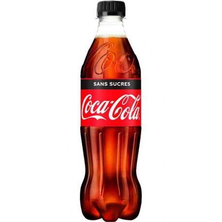 Coca-Cola Soda à base de cola sans sucres 50cl
