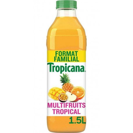 Tropicana Jus multifruits cocktail tropical 1,5L