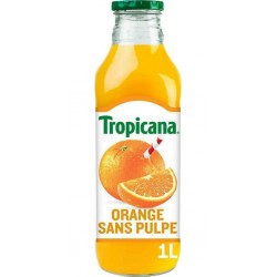 Tropicana Jus d'oranges du Brésil sans pulpe 1L