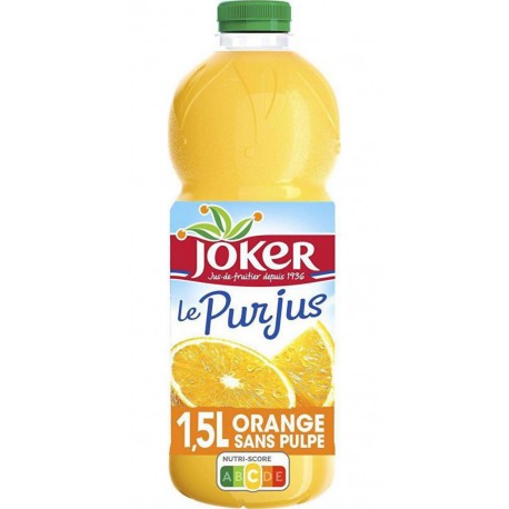 Joker Jus d'orange sans pulpe 1,5 L