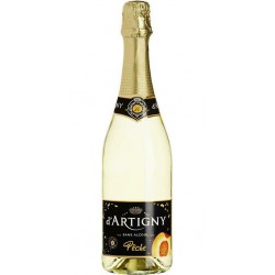 D'Artigny Pétillant pêche sans alcool 0.01% 75 cl 0.01%vol.