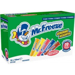 Mr.Freeze “Génorme Assortis” 150ml (70 bâtons glacés)