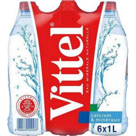 Vittel 1L (lot de 6 bouteilles)