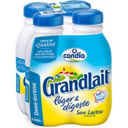 Candia GrandLait Léger Et Digeste 50cl (pack de 4)