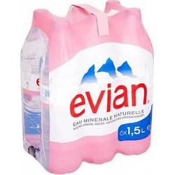 Evian 1,5L (lot de 2 packs de 6 soit 12 bouteilles)