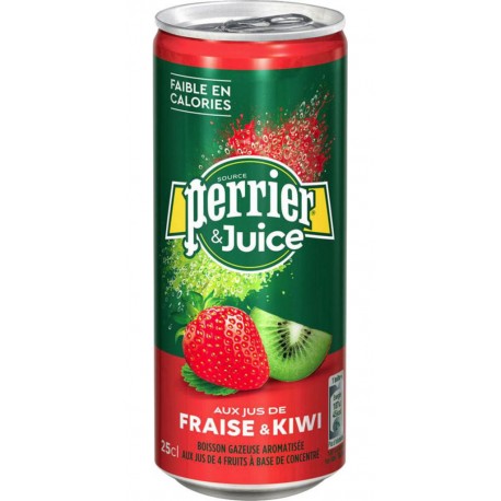 Perrier Juice Fraise Kiwi 25cl (pack de 24)