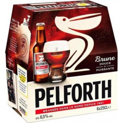 Pelforth Bière brune 6.5% 25cl (pack de 6)