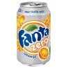 Fanta Orange Zéro 33cl x6 (lot de 4 packs de 6 soit 24 canettes)
