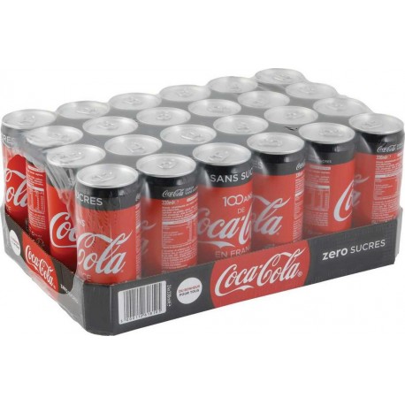 Coca-Cola Zéro 33cl (pack de 24)