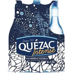 Quezac eau minérale naturelle gazeuse intense 6x1.15L