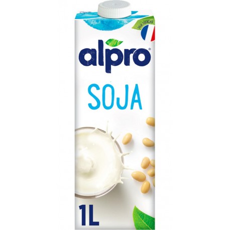 ALPRO Boisson végétale Soja 1L (lot de 3 briques)