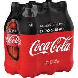 Coca-Cola Zero 1,5L (pack de 6)