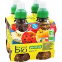 NATURE BIO Nectar pomme bio sans sucres ajoutés bouchon sport 4 x 20 cl