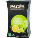 Pages Thé Vert Citron Citron Vert Bio 20 sachets (lot de 3)