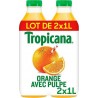 Tropicana Jus d'orange avec pulpe 1L (pack de 2)