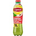 Lipton Ice Tea Thé vert saveur Pêche Blanche 1L (lot de 6)