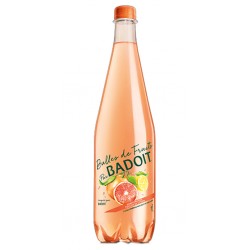 Badoit Bulles de Fruits Pamplemousse Touche de Citron 1L (lot de 12)
