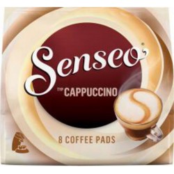 SENSEO Café Cappuccino Coffee Pads x8 (lot de 4 sachets de 8 soit 32 dosettes)