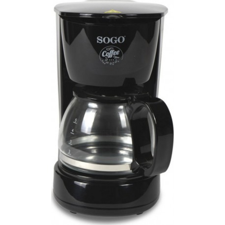 NC Cafetière électrique goutte à goutte pour 4 tasses, 650w, 0,6 l, caf-ss-5655, couleur noire - sogo caf-ss-5655 CAF-SS-5655