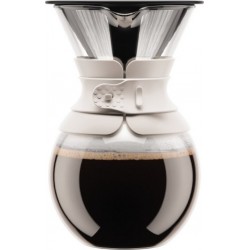 Bodum pourover cafetière, filtre permanent maille inox, 8 tasses, 1.0 l 11571-913S