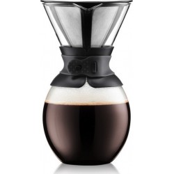 Bodum pourover cafetière, filtre permanent maille inox, 12 tasses, 1.5 l 11593-01S