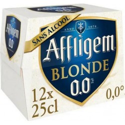 Affligem BLONDE 0.0% 25CL (pack de 12)