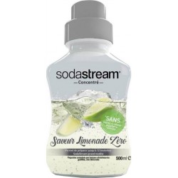 Sodastream Concentré Saveur Limonade Zéro 500ml (lot de 5 flacons)