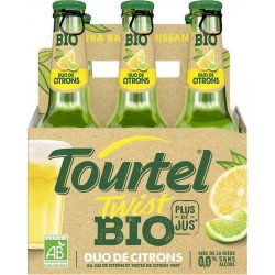 Twist Tourtel Sans alcool bio duo de citrons 27,5cl (pack de 6)