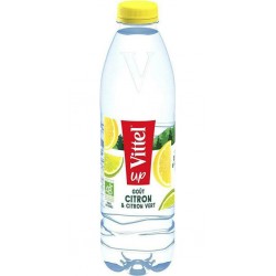 Vittel Up Eau minérale saveur citron et citron vert BIO 1L