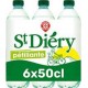 St Diery Eau minérale gazeuse St-Diery Naturelle 6x50cl