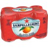San Pellegrino Eau gazeuse aromatisée Aranciata Rossa 33 cl (pack de 6)