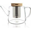 Ogo Living Théière Gustave en verre Borosilicate 1 L