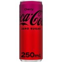 Coca-Cola Cherry Zero 25cl (lot de 4 packs de 6 soit 24 canettes)