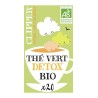 CLIPPER Thé Thé vert detox (la boîte de 20 sachets 40g)