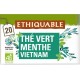 ETHIQUABLE Thé vert menthe Vietnam Bio (le paquet de 100 g)
