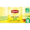 LIPTON Thé noir Yellow Label bio (la boite de 25 ) SACHETS L
