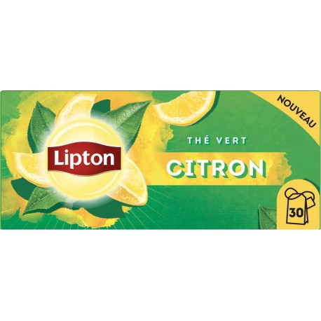 LIPTON Thé vert Citron x30
