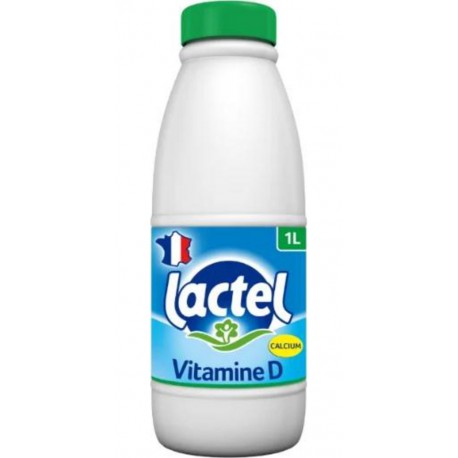 Lait Lactel Vitamine D écrémé 1L