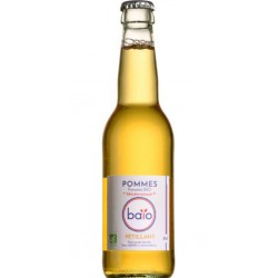 Baïo Pétillant pommes Bio sans sucre ajouté 33cl