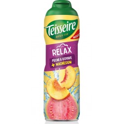 TEISSEIRE Sirop Relax Pêche et Goyave 60cL