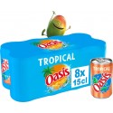 OASIS Boisson Aux Fruits Tropical 8x15cL (pack de 8)