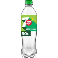 7UP Soda au Citron et Citron Vert Zéro Sucres 50cL