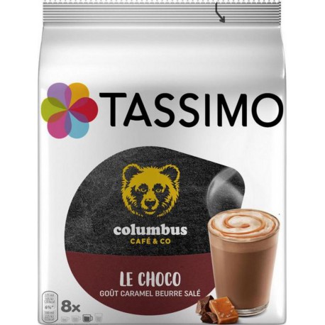 TASSIMO Café dosettes Compatibles Tassimo Chocolat caramel (dosettes) 8 8L